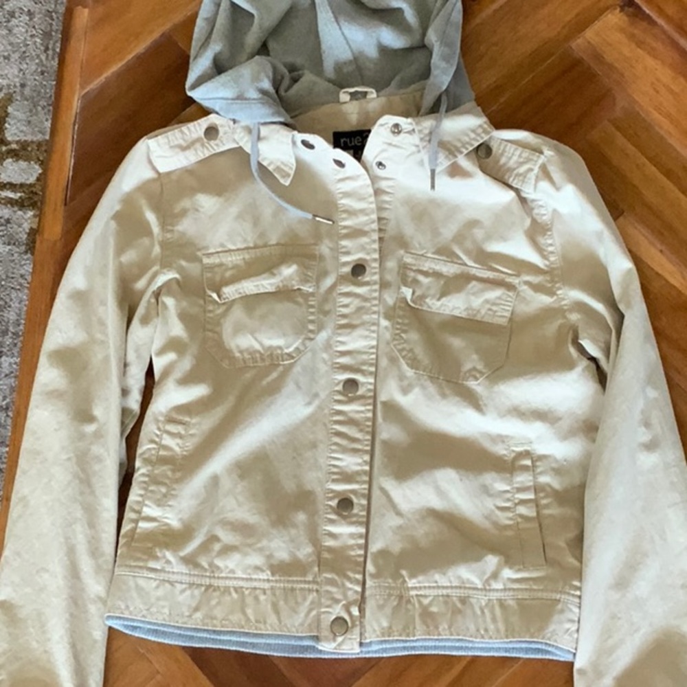 Faux Hoodie Jacket Thing